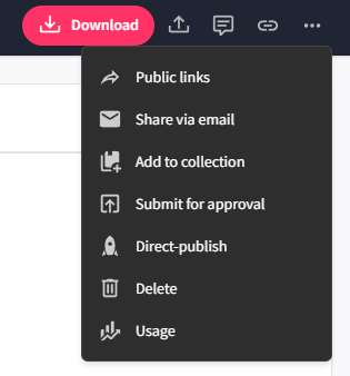asset actions
