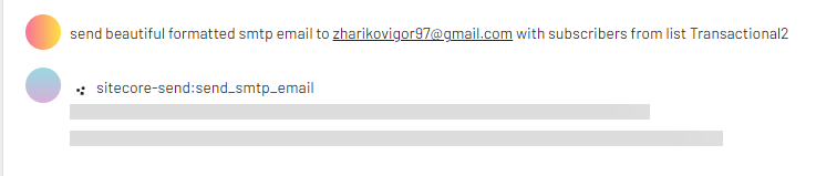 sending an email